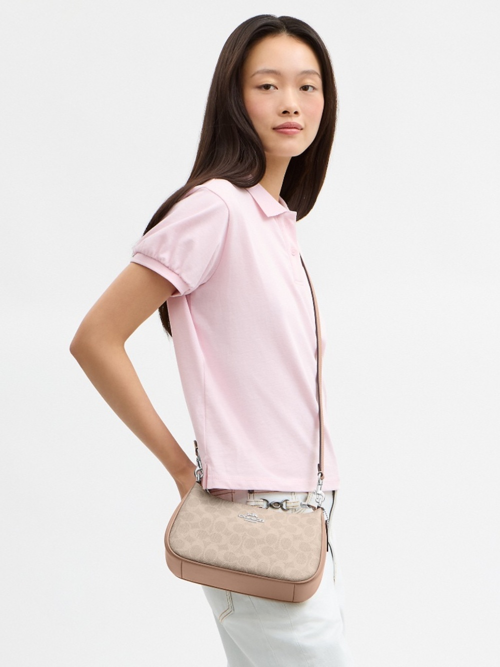 Coach Outlet Teri Shoulder Bag In Signature Canvas
